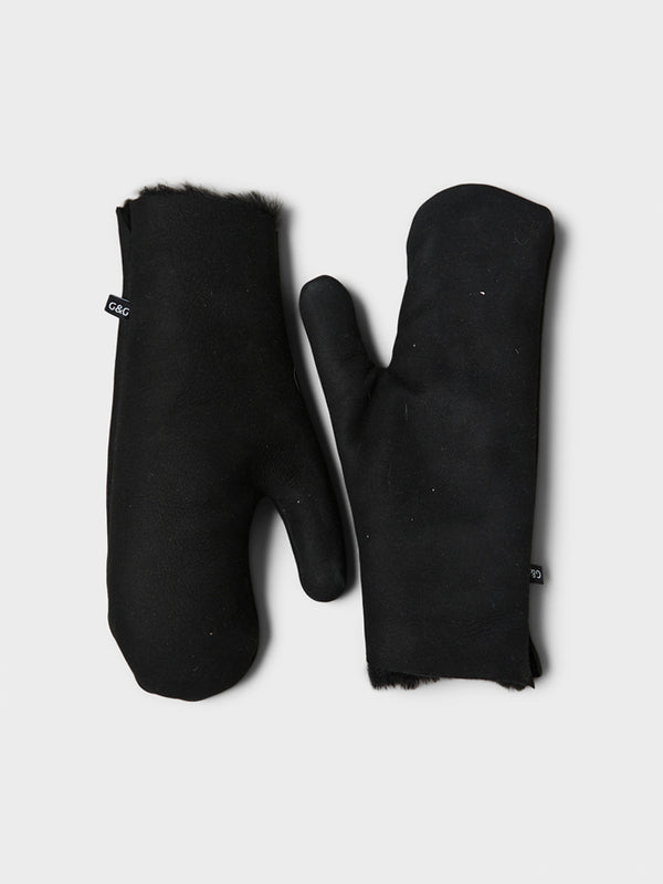 stoy Gullbjørg Mittens in Black