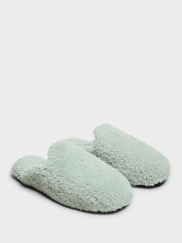 Stoy Home Slippers In Teal