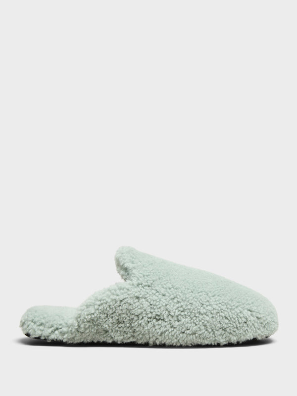 stoy Home Slippers in Teal