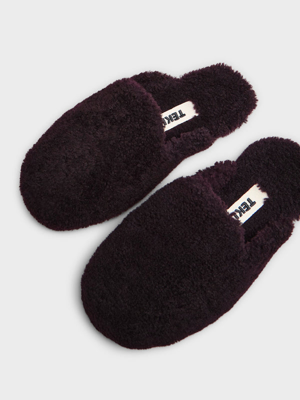Stoy Home Slippers In Wine