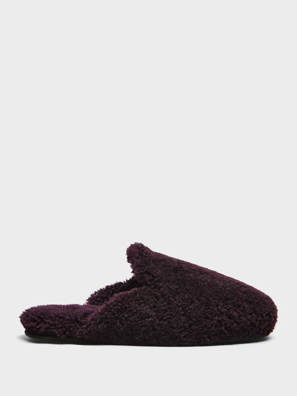stoy Home Slippers in Wine