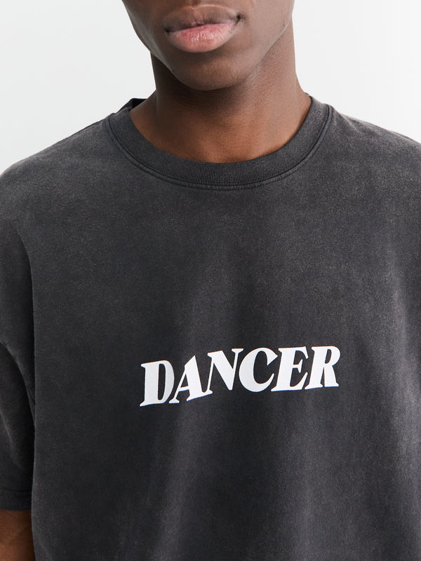 Stoy Italic Logo T-Shirt In Black