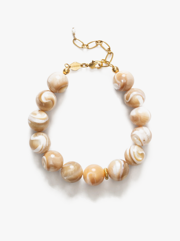 stoy Jetset Gems Bracelet in Cream