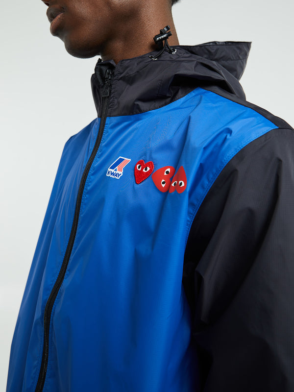 Stoy K-Way Jacket In Blue/Black