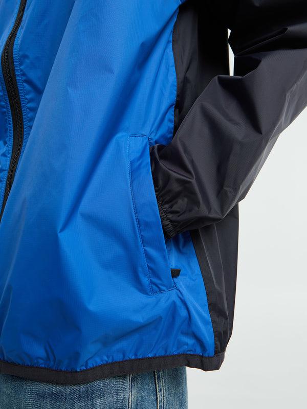 Stoy K-Way Jacket In Blue/Black