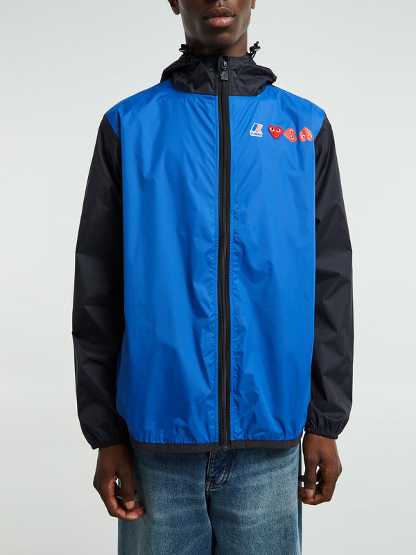 stoy K-Way Jacket in Blue/Black