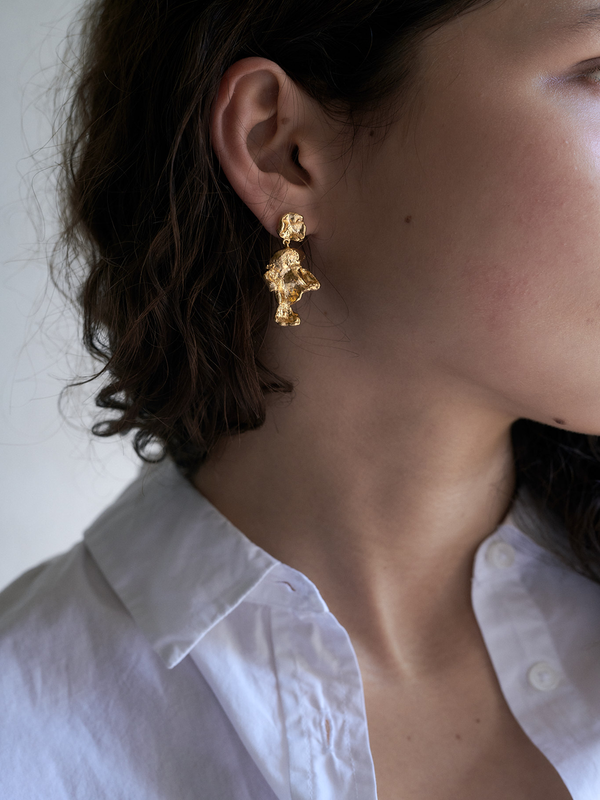 Stoy Kirsten Earring With Gold Plating