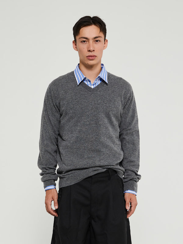 stoy Knit Pullover in Top Grey