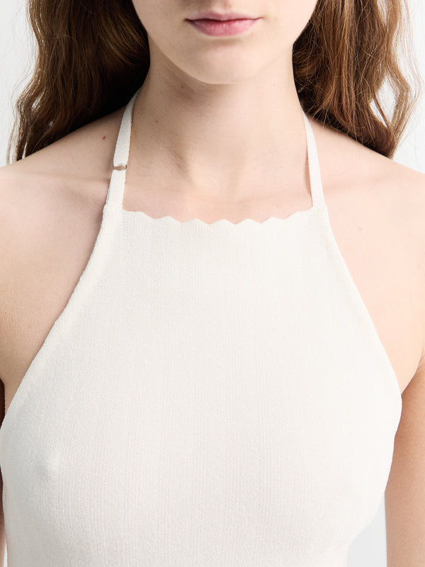 Stoy La Maille Tablier In Off White