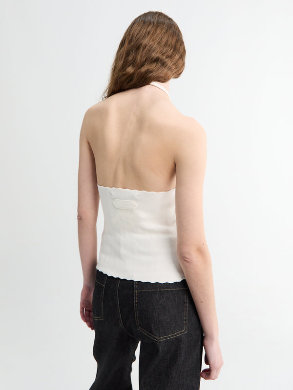 Stoy La Maille Tablier In Off White