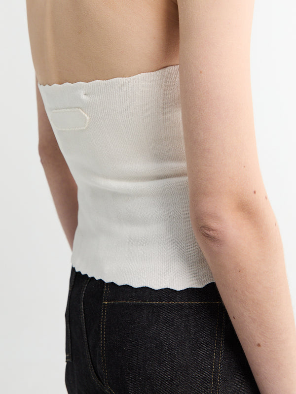 Stoy La Maille Tablier In Off White