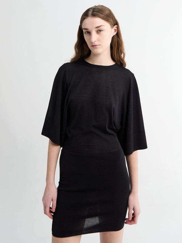 Stoy La Robe Maille Mananco In Black