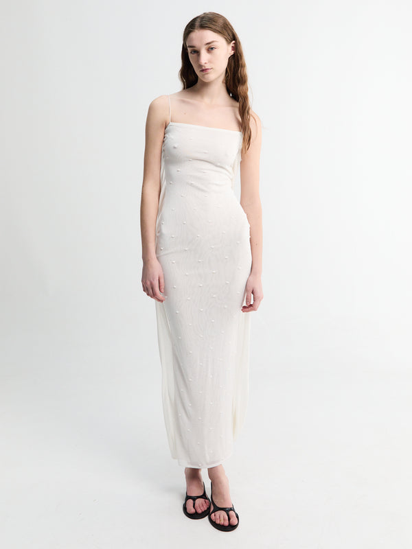stoy La Robe Maille Plumetis in Off White