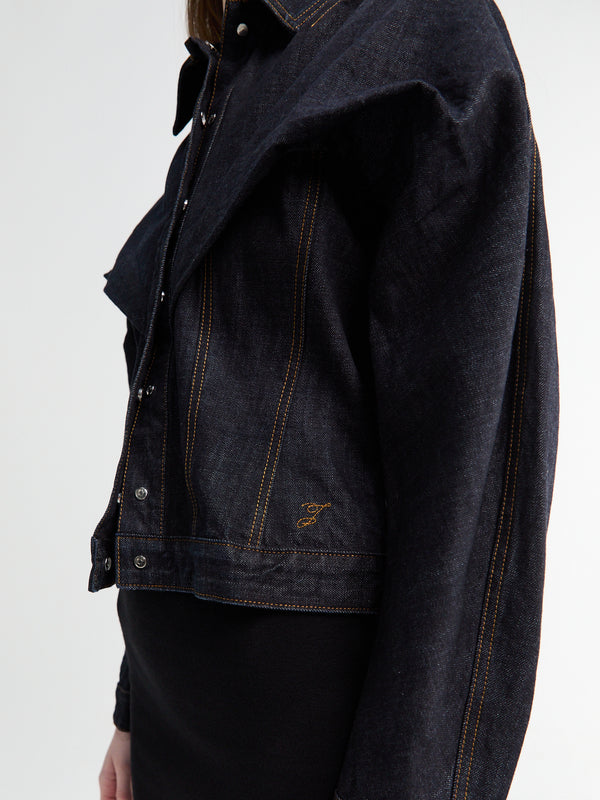 Stoy La Veste Chale In Dark Navy