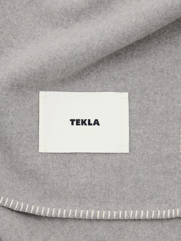 Stoy Lambswool Blanket In Ash