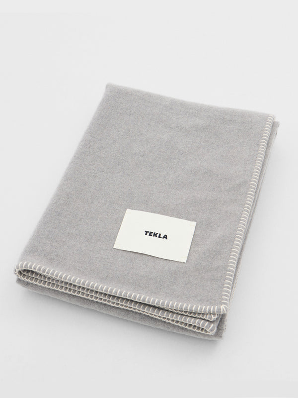 stoy Lambswool Blanket in Ash