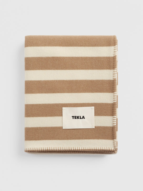 stoy Lambswool Blanket in Hereford Stripes