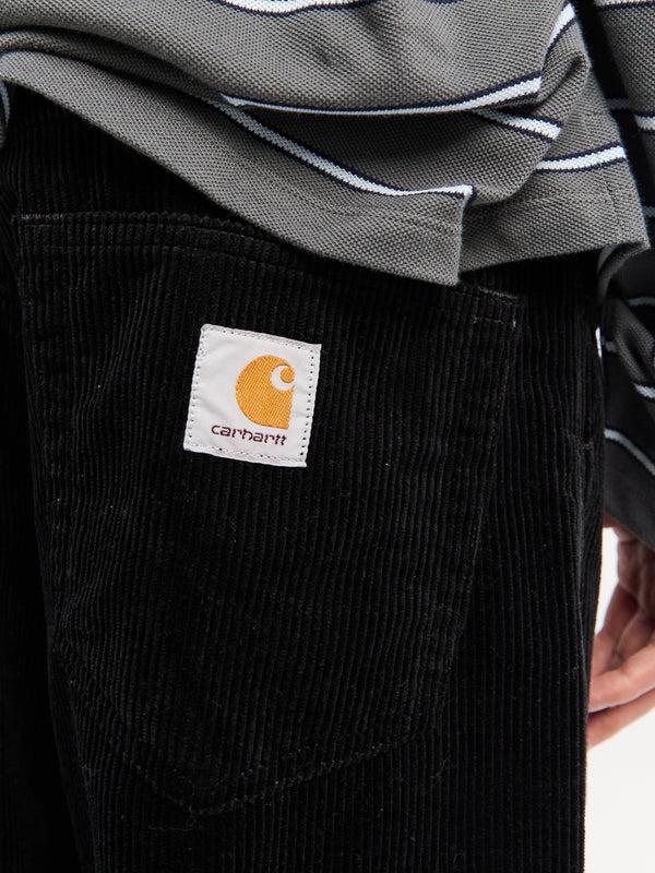 Stoy Landon Pant 'Coventry' Corduroy In Black Rinsed