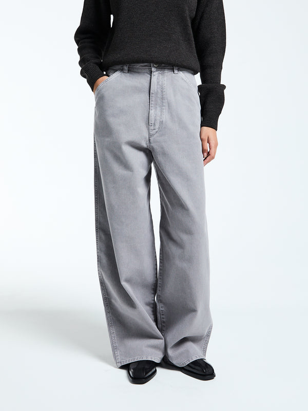 stoy Large Pants in Heather in Grey