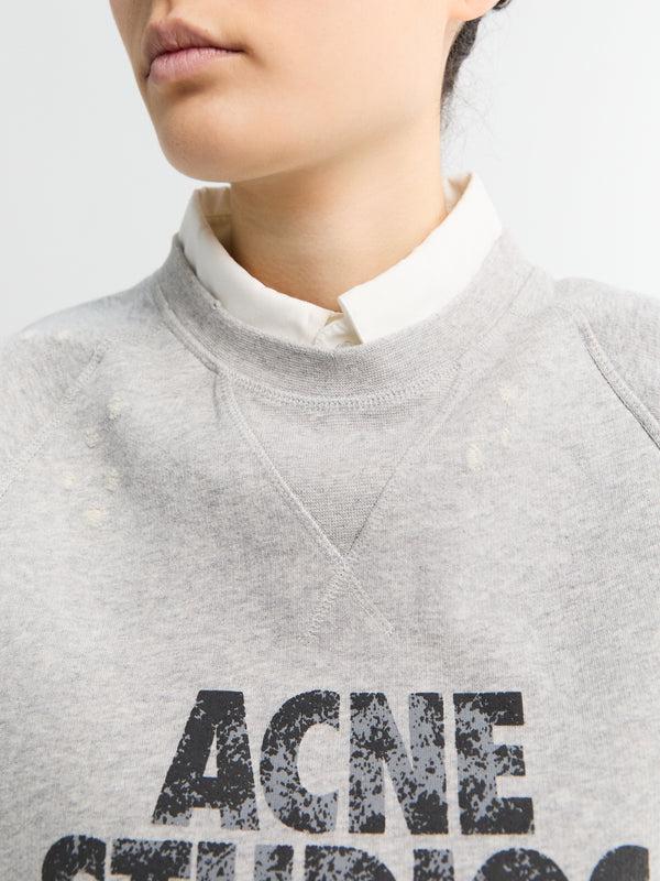 Stoy Layered Fleece Vest In Grey Melange