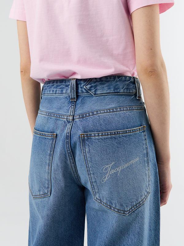 Stoy Le De-Nimes Large In Blue/Tabac