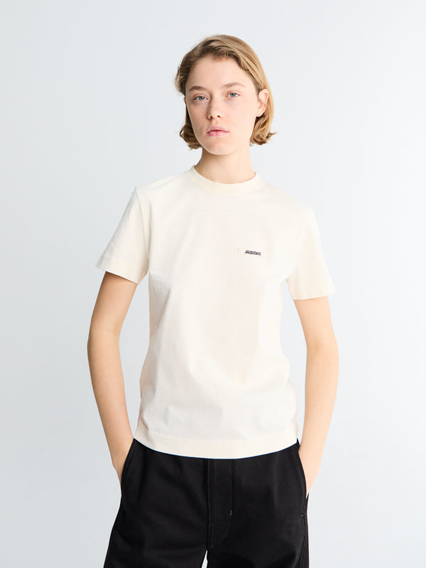 Stoy Le Gros Grain T-shirt In Light Beige