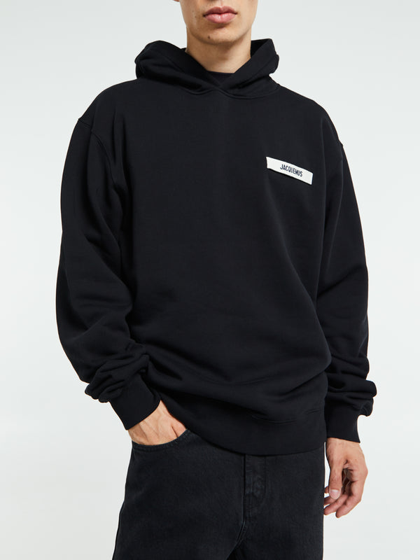 stoy Le Hoodie Gros Grain in Black