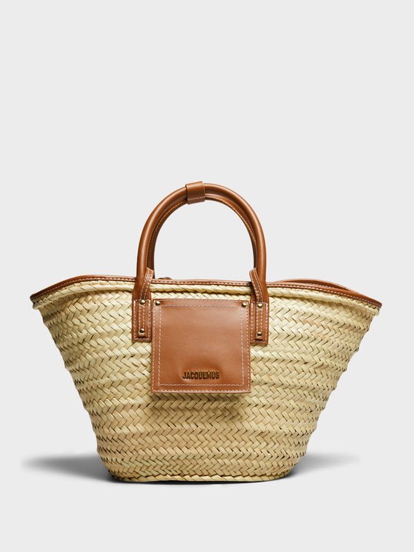 stoy Le Panier Soli Basket Bag in Light Brown