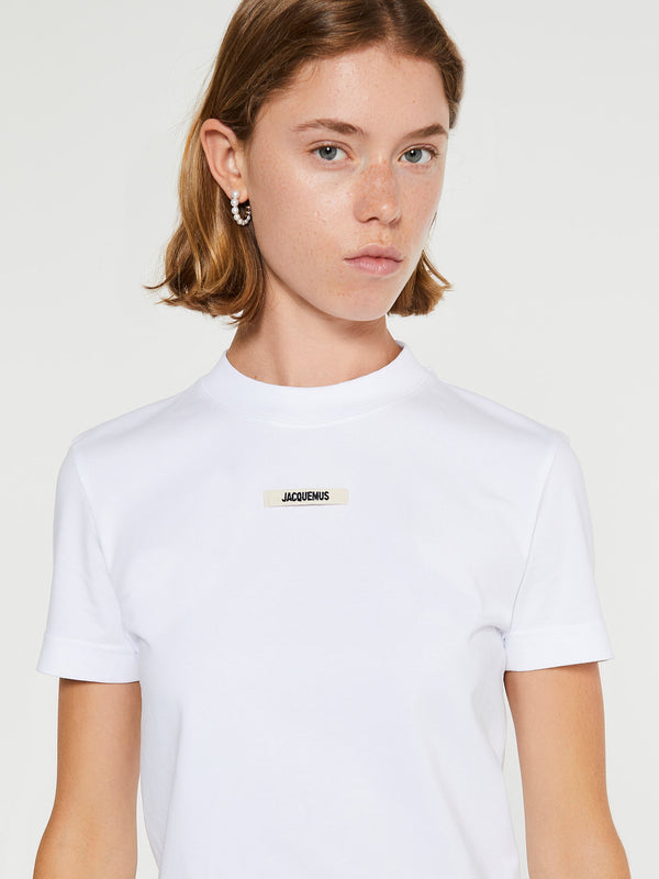 Stoy Le T-Shirt Gros Grain In White