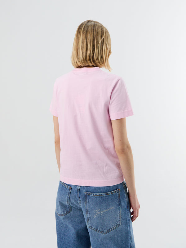 Stoy Le T-shirt Gros Grain Mc In Pink