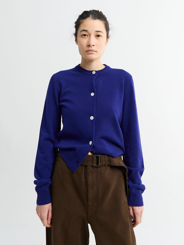 stoy Lightweight Cardigan in Violet Night