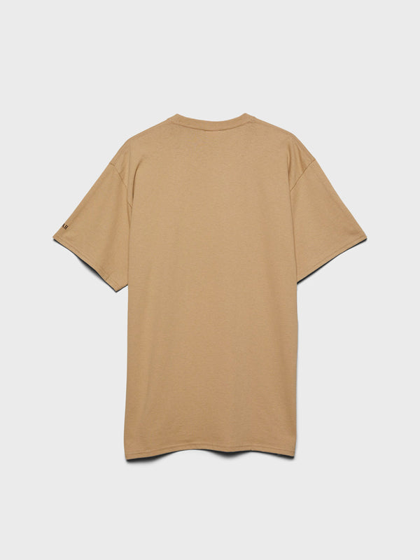 Stoy Lion Head T-Shirt In Sand