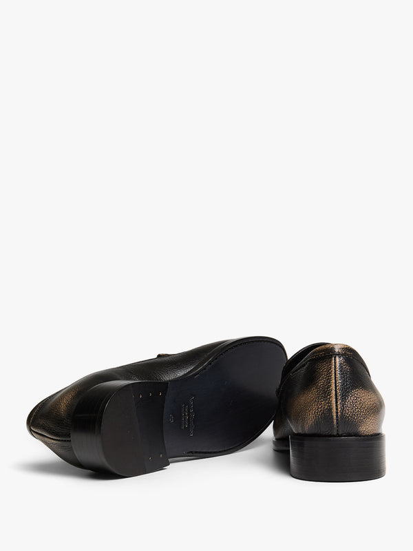 Stoy Loafers In Beige And Black