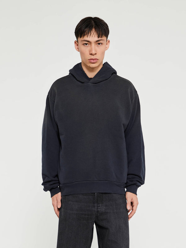 stoy Logo Hooded Sweatshirt in Black