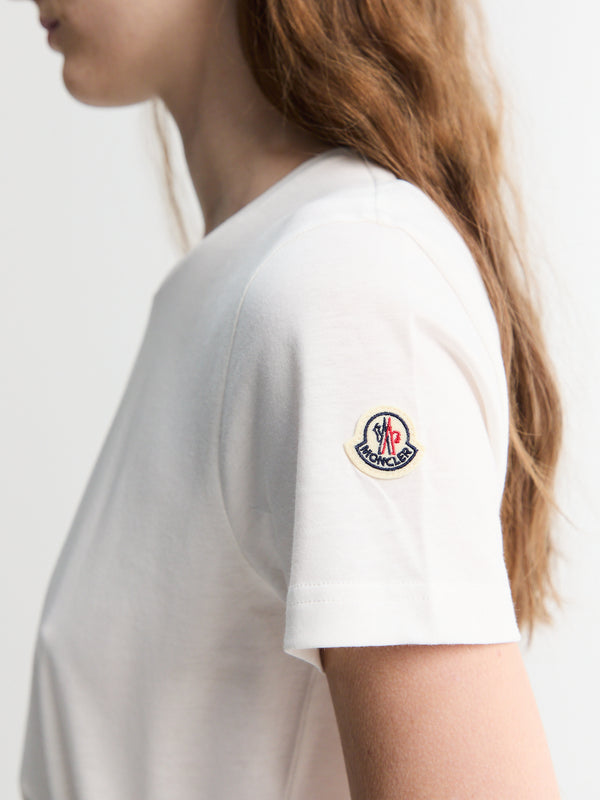Stoy Logo Patch Cotton Jersey T-Shirt In Off White