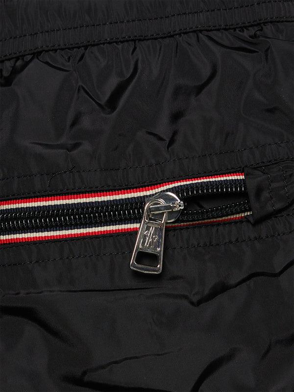 Stoy Logo Patch Swim Shorts In Black