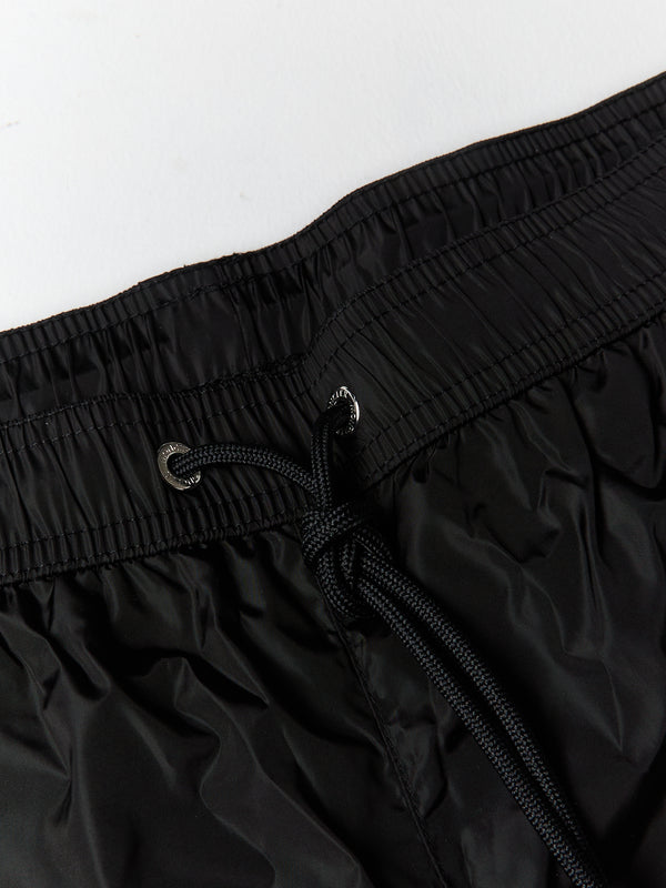 Stoy Logo Patch Swim Shorts In Black