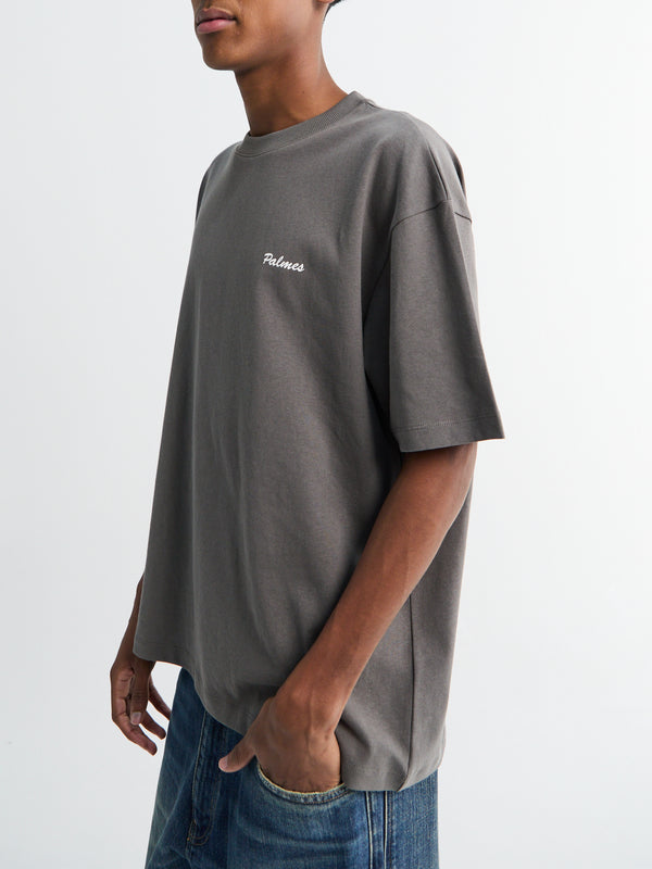 Stoy Logo T-Shirt In Charcoal