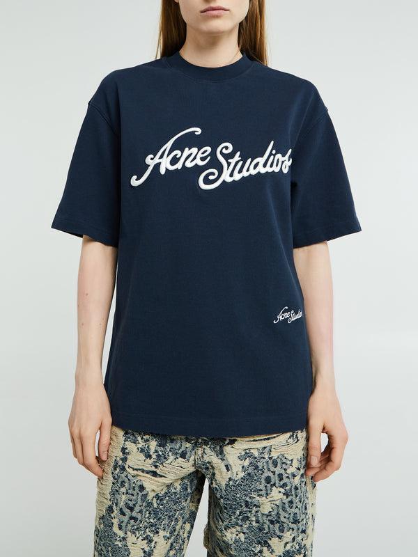 Stoy Logo T-shirt In Deep Blue