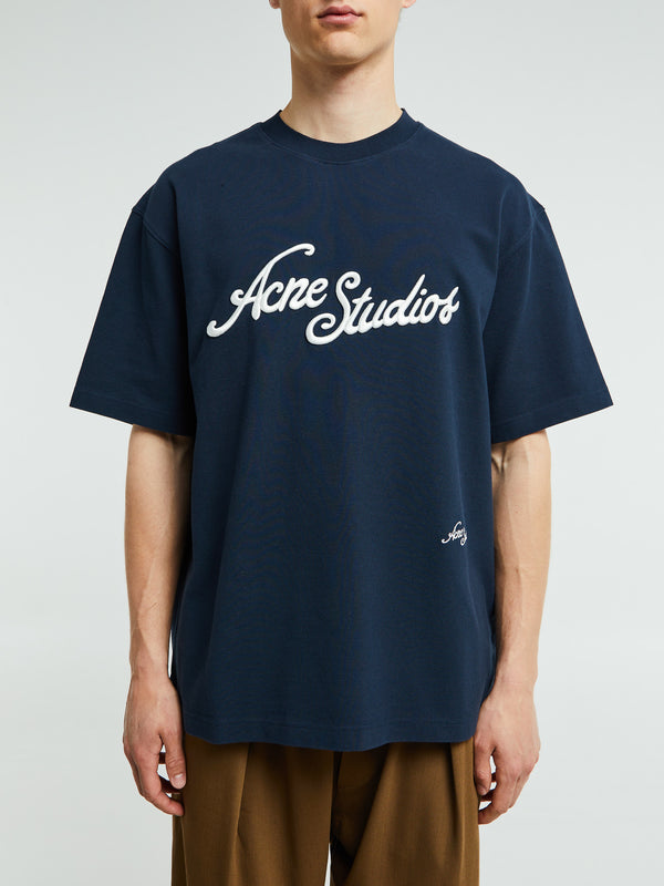 Stoy Logo T-shirt In Deep Blue