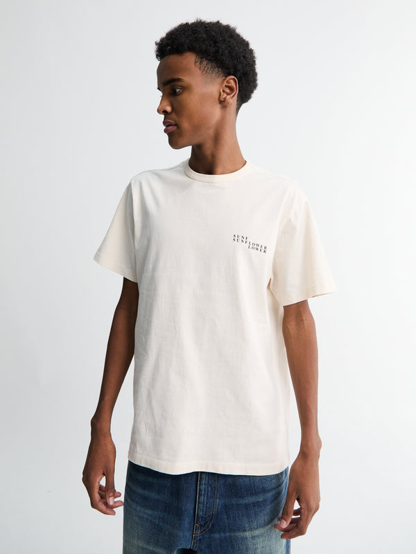 stoy Logo T-shirt in Off White