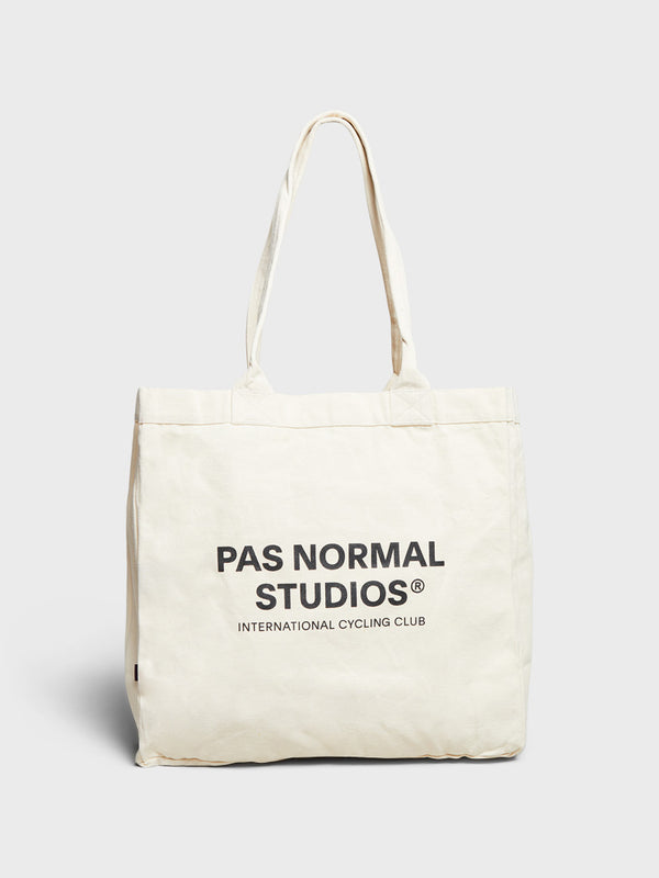 stoy Logo Tote Bag in Off White