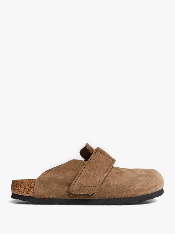 stoy Loma Suede Leather Shoes in Dark Tea