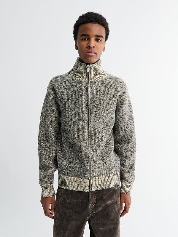 stoy Long-Sleeved HN Zip Up Cardigan