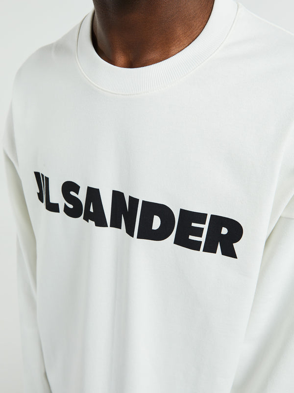 Stoy Long-sleeved T-Shirt In Porcelain