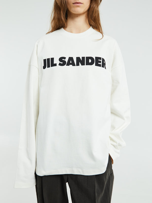 stoy Long-sleeved T-Shirt in Porcelain