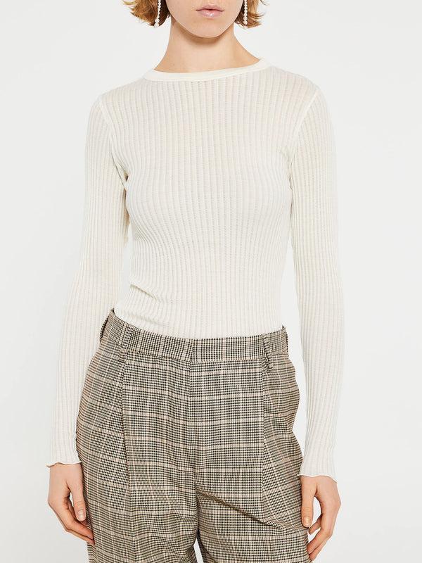 stoy Longsleeved Operatino Top in Ivory