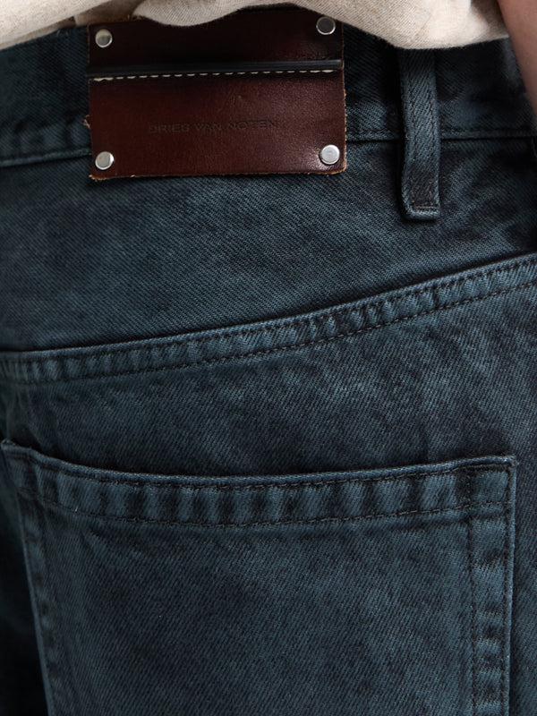 Stoy Loose Fit Jeans In Petrol