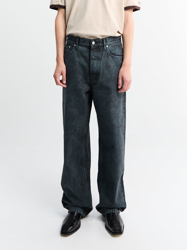 stoy Loose Fit Jeans in Petrol