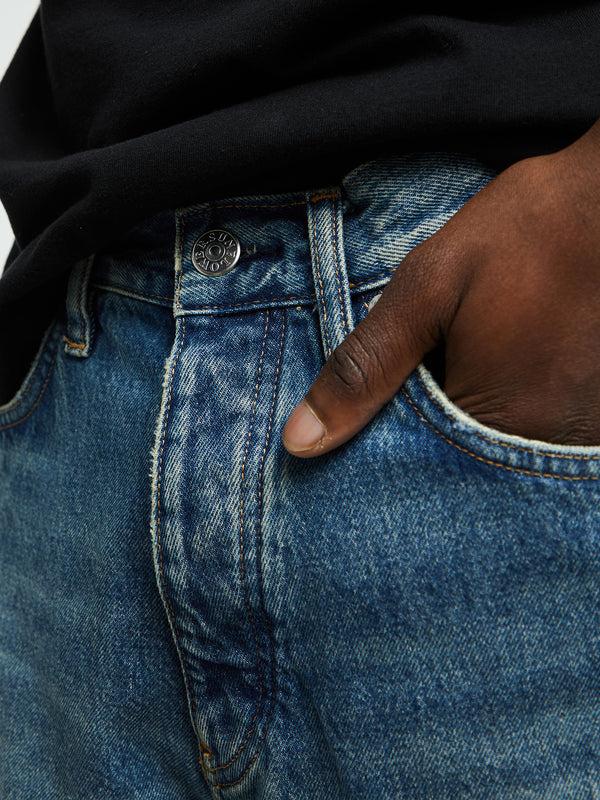 Stoy Loose Jeans In Dark Blue Vintage